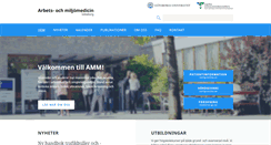 Desktop Screenshot of amm.se