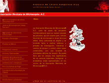 Tablet Screenshot of amm.org.mx